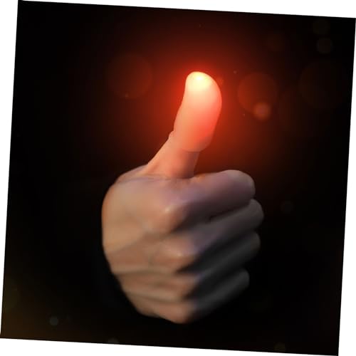 GALPADA 8 Stück Teiliges Daumenlicht aus Kunststoff Superhelles LED Fingerlicht für Partys Kinderfreundlich Komfortabel zu Tragen für Zaubertricks und Bühnenauftritte von GALPADA