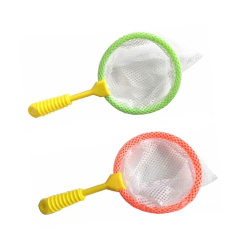 GALPADA 8 Stück Teiliges Kescher mit Verstellbarem Griff Polyesternetz Bunte Fangnetze für Insekten Schmetterlinge und Kleine Fische für Outdoor Naturerkundung und Zufällige Farbe von GALPADA