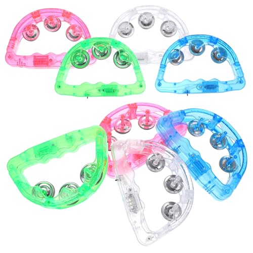 GALPADA 8 Stück Teiliges LED Handheld Percussion Instrument mit Bunten Lichtern Leichtes Tragbares Party Bühnenzubehör für Erwachsene Zufällige Farbe GALPADA 8 Stück Teiliges LED Handheld Percussion Instrument mit Bunten Lichtern Leichtes Tragbares Party Bühnenzubehör für Erwachsene Zufällige Farbe von GALPADA