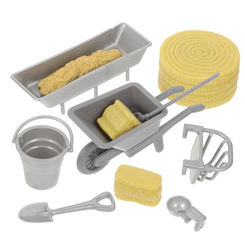 GALPADA 8 Stück Teiliges Miniatur Bauernhof Leichte Mini Farm Accessoires für Kleinkinder Jahre Tragbare Dekoration für Puppenhaus Sandtisch und Rollenspiele GALPADA 8 Stück Teiliges Miniatur Bauernhof Leichte Mini Farm Accessoires für Kleinkinder Jahre Tragbare Dekoration für Puppenhaus Sandtisch und Rollenspiele von GALPADA