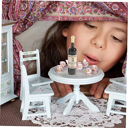 GALPADA 8 Stück Teiliges Miniatur Weinflaschen aus Realistische Puppenhaus Dekoration Kleine Flaschen Ornamente für Miniaturhäuser Vielseitige Wohnaccessoires Langlebig und Kompakt von GALPADA