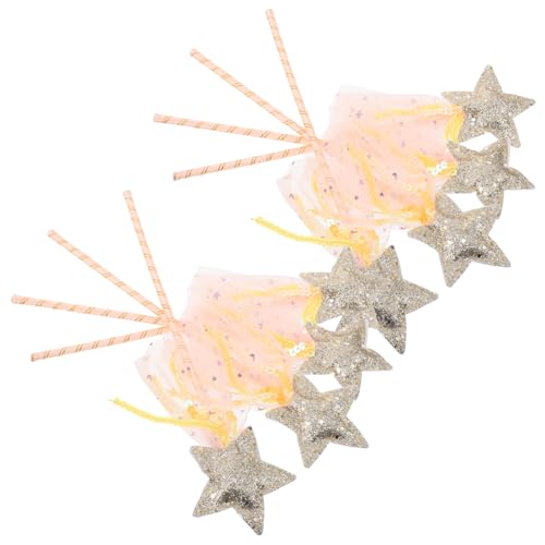 GALPADA 8 Stück Teiliges Prinzessin Feenstab mit Glitzer und Sternmotiven Vielseitig für Kinderkostüme Party Bühnenauftritte und Fantasievolles Rollenspiel GALPADA 8 Stück Teiliges Prinzessin Feenstab mit Glitzer und Sternmotiven Vielseitig für Kinderkostüme Party Bühnenauftritte und Fantasievolles Rollenspiel von GALPADA