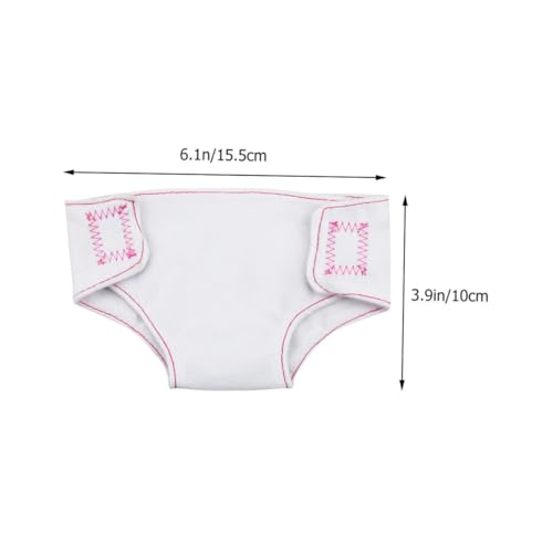 GALPADA 8 Stück Teiliges Puppenwindel Elastischem Verstellbare Niedliche Puppenunterwäsche für Amerikanische Mädchenpuppe Strapazierfähig für DIY Spiel und Puppenbekleidung GALPADA 8 Stück Teiliges Puppenwindel Elastischem Verstellbare Niedliche Puppenunterwäsche für Amerikanische Mädchenpuppe Strapazierfähig für DIY Spiel und Puppenbekleidung von GALPADA