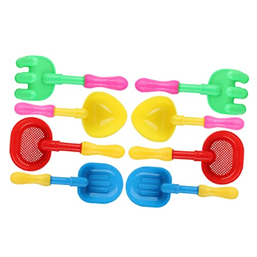 GALPADA 8 Stück Teiliges Sandspielzeug für Leichte Schaufeln für Strand Kreatives für Outdoor Aktivitäten und Sandkasten für Sommerabenteuer Zufällige Farbe Zufällige Farbe von GALPADA