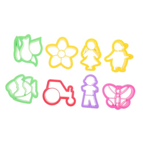 GALPADA 8 Stück Teiliges Set Polymer Clay Ausstecher für Schmuckherstellung DIY Ohrringe für Anfänger Präzise Formen aus Langlebigem Vielseitig Einsetzbar für Kreative Bastelprojekte von GALPADA