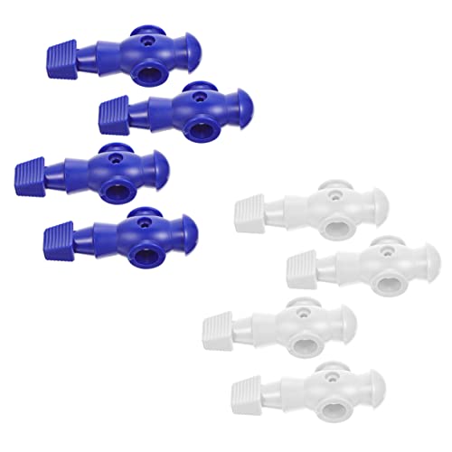 GALPADA 8 Stück Tischfußball Figuren Mechanische Spieler für Tischfußballmaschine Ersatzteile Bunte Puppen Handwerkskunst von GALPADA