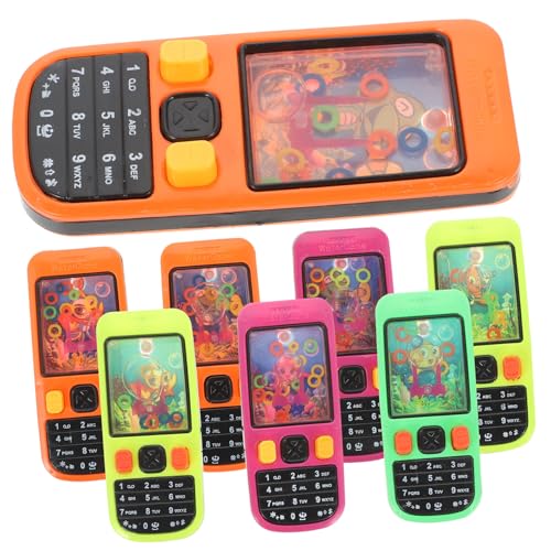 GALPADA 8 Stück Teiliges Wasser Wurfspiel Handliches Lustiges Ringwurfspiel mit Kreativem Telefon Design Fördert Hand Auge koordination und Konzentration für Sicher und Platzsparend für von GALPADA