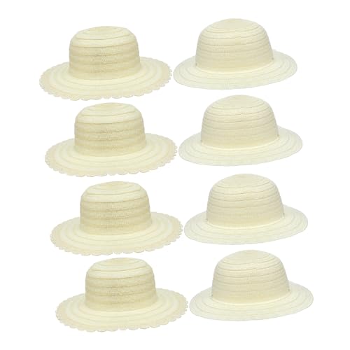 GALPADA 8 Stücke Selbstgemacht Strohhüte für Kinder Kreative Malerei Sommer Sonnenhut Bastelset zum Selbermachen Lernspielzeug für Kindergarten GALPADA 8 Stücke Selbstgemacht Strohhüte für Kinder Kreative Malerei Sommer Sonnenhut Bastelset zum Selbermachen Lernspielzeug für Kindergarten von GALPADA