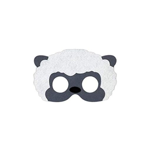 GALPADA 8stücke Teiliges Tiermasken Für Mädchen Lustige Halloween Halbgesichtsmaske Für Cosplay Party Und Geburtstagsfeiern Bastelzubehör Für Jungen Und Mädchen von GALPADA