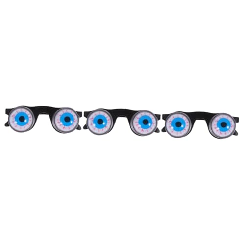 GALPADA 9 Stk Scherzbrille kostüm zubehör für weihnachten Halloween-Neuheitsbrille the hallow halloween mitgebsel schnapsgläser Halloween-Party-Brille lustige Brille Abschlussball Augapfel von GALPADA