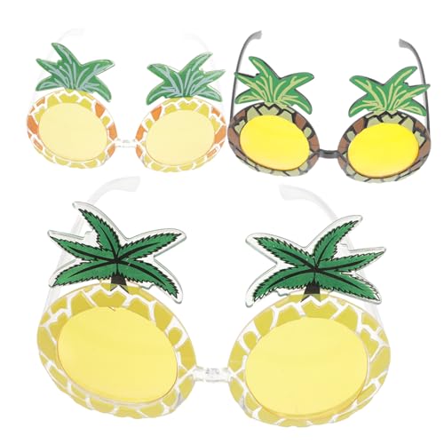 GALPADA 9 Stk lustige partybrillen Neuheit Abschlussball-Sonnenbrille Partyzubehör für Erwachsene Ananas-Dekor Geburtstag Obstdekor Kleid geschenk lustige Brille Sommer Gläser Requisiten von GALPADA