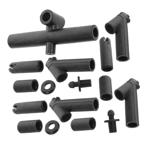 GALPADA 9 Stück Teiliges Kunststoff-Kite-rahmenverbinder-Set Einfach zu Montieren mit Schrägen und Geraden DREI-Wege-verbindern Robustes Zubehör für Kitesport Geeignet für Strand und Park GALPADA 9 Stück Teiliges Kunststoff-Kite-rahmenverbinder-Set Einfach zu Montieren mit Schrägen und Geraden DREI-Wege-verbindern Robustes Zubehör für Kitesport Geeignet für Strand und Park von GALPADA