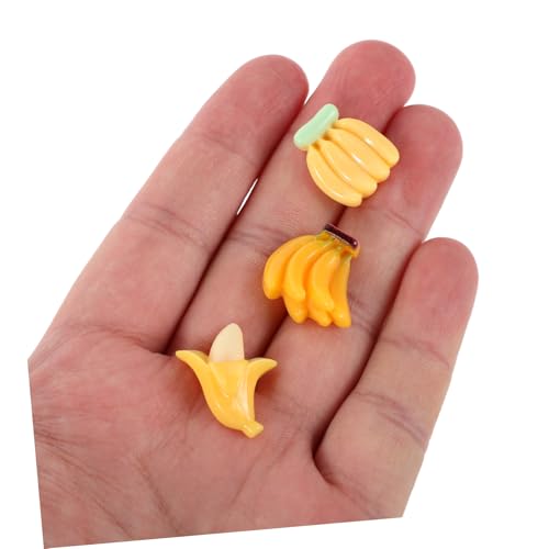 GALPADA 90 Stück Maßstab Realistische Figuren Puppenhaus Küchen Dekoration Mini Obstskulpturen für Feengarten Accessoires Detailgetreue Früchte von GALPADA