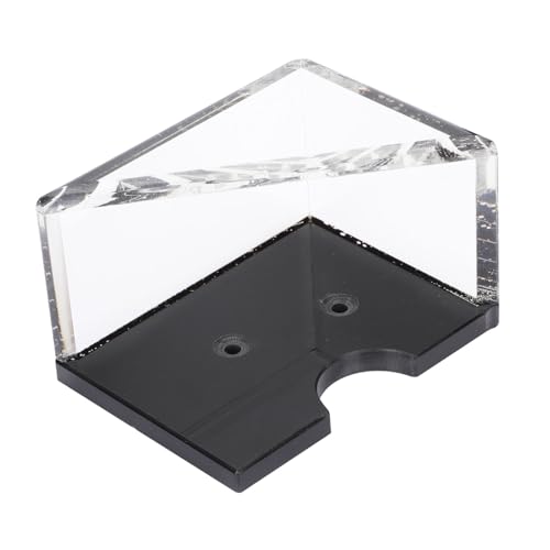 GALPADA Acryl Spielkartenhalter Transparent Praktischer Karten Organizer Robust Wasserfest Rostfrei Glatte Oberfläche für Poker und Sammelkarten Sicherer Halt für Zuhause und Spieltisch von GALPADA
