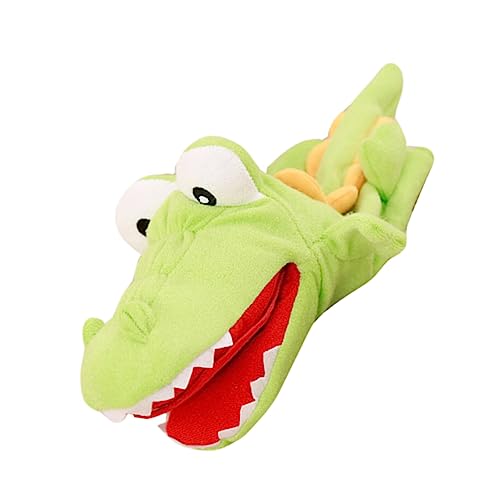GALPADA Alligator Handpuppe aus Interaktive Tierhandpuppe für Rollenspiele Geschichtenerzählen und Unterricht für Familienaktivitäten von GALPADA