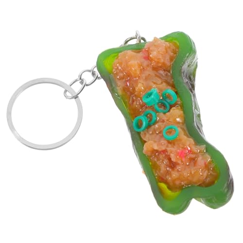 GALPADA Anhänger Rucksackschlüsselketten Lustiger Schlüsselbund Ästhetischer Schlüsselbund Simulierter Lebensmittelschlüsselbund Taschenschlüsselkette Pvc von GALPADA