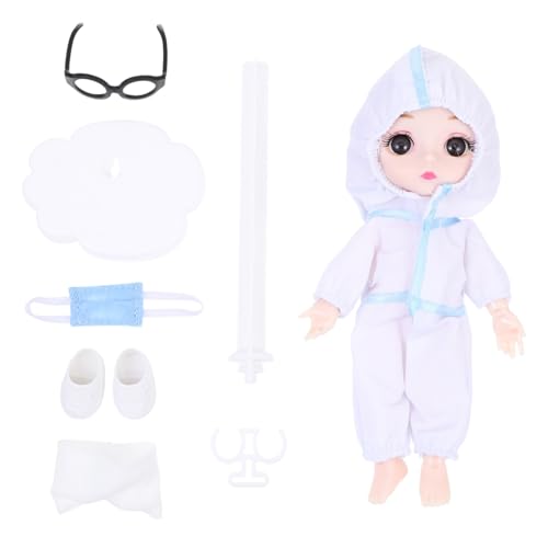 GALPADA Antiepidemische Kinderkrankenschwester Puppe Niedliche Schutzanzug Puppe Geschenk für Ab Jahren GALPADA Antiepidemische Kinderkrankenschwester Puppe Niedliche Schutzanzug Puppe Geschenk für Ab Jahren von GALPADA