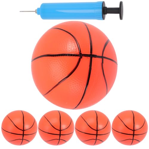 GALPADA Aufblasbares Mini Basketball mit Pumpe Elastische Sportbälle für Indoor Outdoor Party Dekoration und Team Geschenk von GALPADA
