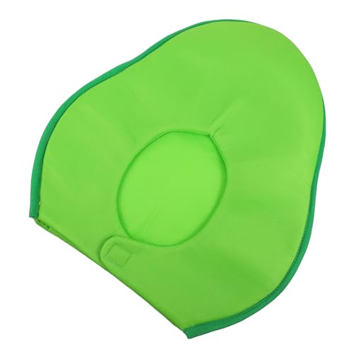 GALPADA Avocado-Kopfbedeckung Hüte anziehen ausgestopft lustige kopfbedeckung Avocado Kopfbedeckung Geburtstagsfeier Kopfbedeckung Avocado-Plüschmütze Cosplay-Kleidung kurzer Plüsch von GALPADA