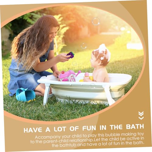 GALPADA Badewannenspielzeug mit Buntem Sicherem Kunststoff Inklusive Seifenblasenmacher für Bad Dusche und Pool Fördert Farberkennung und Hand Auge koordination Leicht und Kindgerecht GALPADA Badewannenspielzeug mit Buntem Sicherem Kunststoff Inklusive Seifenblasenmacher für Bad Dusche und Pool Fördert Farberkennung und Hand Auge koordination Leicht und Kindgerecht von GALPADA