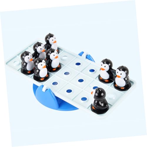 GALPADA Balance Pinguin Wippe aus Kunststoff Interaktives Gleichgewichtsspiel für Lernspiel zur Hebelwirkung Fördert Kreativität und Koordination für Familie und Freunde von GALPADA