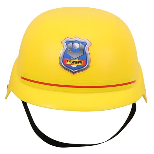 GALPADA Bauarbeiterhut für Kinder Spielzeug Bauhelm aus Kunststoff für Rollenspiele und Außeneinsatz Flexibles Design Origineller Partyhut von GALPADA