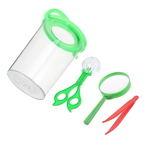 GALPADA Beobachtungs Eimer mit Lupe Teiliges Outdoor Explorer Kit für Insekten Naturbeobachtung Sammelbox für Schule Camping und von GALPADA