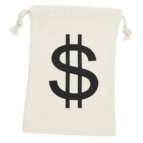 GALPADA Beutel Canvas Kordelzug Tasche Beutel Geschenkbeutel für Halloween Party Dekoration Wiederverwendbar Robust von GALPADA