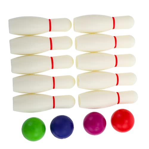 GALPADA Bowling Set Interaktives Tisch Bowling Spiel für Familien und Pins Bälle Lustiges Lernspielzeug für Drinnen und Draußen Fördert Kreativität und von GALPADA