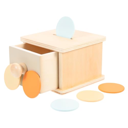 GALPADA Box Münzbox Lehrmittel Kleinkind Pädagogisches Motor Geometrisches Münzschlitzspielzeug Objektform Für Mädchen Lernspielzeug Geschicklichkeitsspielzeug Kinderspielzeug Spardose von GALPADA