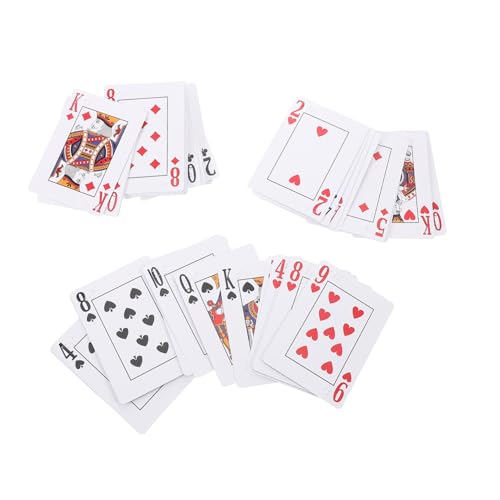 GALPADA Braille Spielkarten für Tragbare und Kompakte Karten mit Braille Beschriftung für Senioren und Sehbehinderte Nutzer für Spiele und Lernaktivitäten von GALPADA