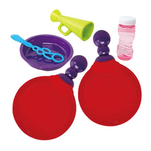 GALPADA Bubble Racket Set für Teiliges Outdoor mit Ergonomischem Griff Sicheres Glattes Material für Eltern Junge Mädchen Interaktion für Garten Geburtstagsparty und Spielspaß von GALPADA