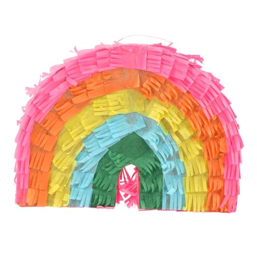 GALPADA Bunte Regenbogen Pinata Kindergeburtstag Deko mit Süßigkeitenfüllung Kreative Partydeko für Shower und Robustes Material Auffälliges Design für Drinnen und Draußen GALPADA Bunte Regenbogen Pinata Kindergeburtstag Deko mit Süßigkeitenfüllung Kreative Partydeko für Shower und Robustes Material Auffälliges Design für Drinnen und Draußen von GALPADA