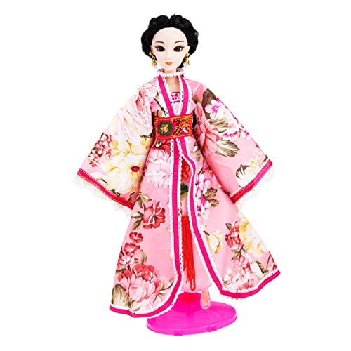 GALPADA Chinesische Hanfu Puppe Traditionelles Kostümspielzeug Handgefertigte Modepuppe für Feiertagsdekoration und Kulturvermittlung von GALPADA