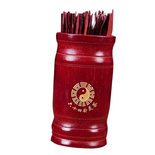 GALPADA Chinesische Wahrsagestäbe Aufbewahrungsbecher Kleines Leichtes Divinationsspiel für Familie Tempel Büro Traditionelles Feng Shui Glücksbringer von GALPADA