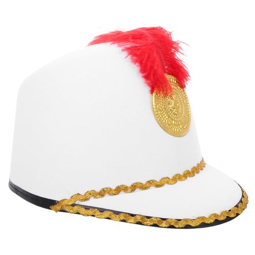 GALPADA Cosplay Hut mit plümiertem Ritterhut für Kostüm Bühnenauftritt und Fest Einzigartiges Design Langlebige Verarbeitung Vielseitig Kombinierbar für Party und Feier von GALPADA