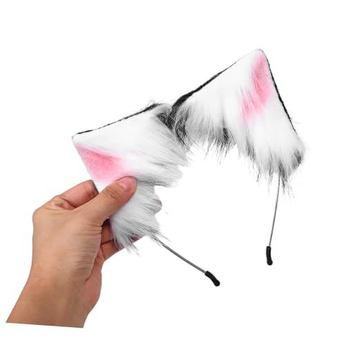GALPADA Cosplay Katzenohren und Plüsch- Set Schwarzes Tierkostüm Zubehör für Halloween Fasching Kostümparty Verstellbares Katzen Cosplay-set für Damen Mädchen von GALPADA