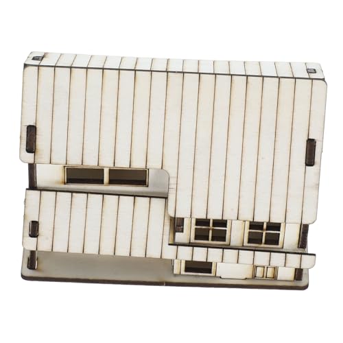 GALPADA DIY Miniaturhaus Bausatz aus Holz für Erwachsene Unfertiges Puzzle für Dekoration Beige für Kreative Projekte und Bastelideen GALPADA DIY Miniaturhaus Bausatz aus Holz für Erwachsene Unfertiges Puzzle für Dekoration Beige für Kreative Projekte und Bastelideen von GALPADA
