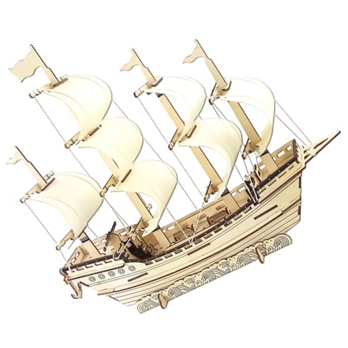 GALPADA DIY Segelboot Puzzle aus Holz Segelschiff Modellbausatz für Erwachsene Handgefertigtes Segelboot Modell Dekoratives Puzzle mit Glatten Kanten Kreatives Holzspielzeug für Zuhause GALPADA DIY Segelboot Puzzle aus Holz Segelschiff Modellbausatz für Erwachsene Handgefertigtes Segelboot Modell Dekoratives Puzzle mit Glatten Kanten Kreatives Holzspielzeug für Zuhause von GALPADA
