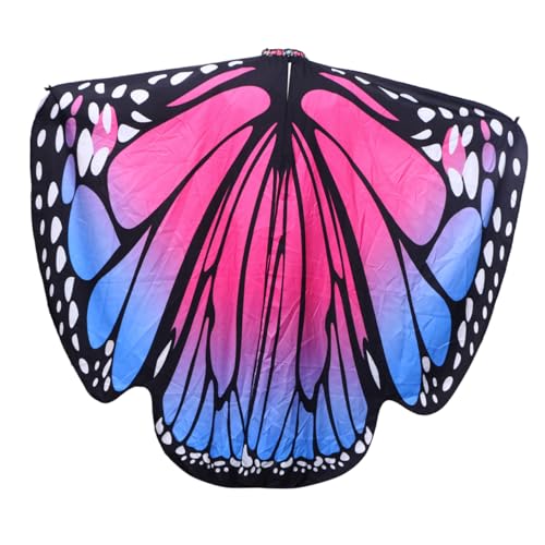 GALPADA Damen Polyester Partyumhang Mit Schmetterlingsmotiven Cosplay Umhang Für Mottopartys Und Kostüme Blau Und Ideales Zubehör Für Damen Und Mädchen GALPADA Damen Polyester Partyumhang Mit Schmetterlingsmotiven Cosplay Umhang Für Mottopartys Und Kostüme Blau Und Ideales Zubehör Für Damen Und Mädchen von GALPADA