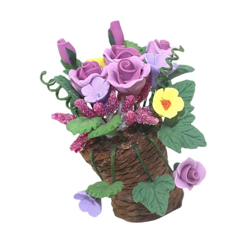 GALPADA Dekoration Simulierte Blumen Verzierungen für Puppenhaus DIY Blumenkorb Modell Perfektes Zubehör für Miniaturszenen und Spielzeughäuser GALPADA Dekoration Simulierte Blumen Verzierungen für Puppenhaus DIY Blumenkorb Modell Perfektes Zubehör für Miniaturszenen und Spielzeughäuser von GALPADA