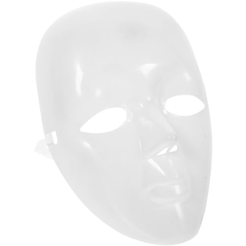 GALPADA Diy-Vollgesichtsmasken Weiße Kunststoffmasken Bemalbare Masken Leere Bastelmasken Zum Dekorieren Maskenmasken Chinesische Peking-Opernmasken von GALPADA