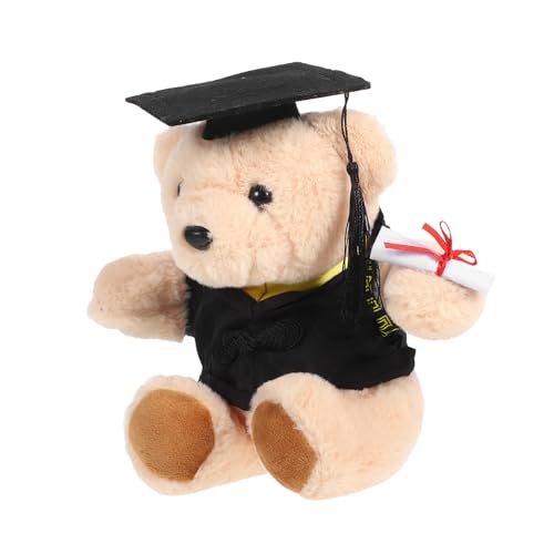 GALPADA Doktor Bär Puppe Mit Abschluss Mini Plüschtier Glückwunsch Tier Glückwunsch Tier Mini Plüschspielzeug Für Die Abschlusssaison Glückwunsch Plüschtier Abschluss Plüschtier von GALPADA