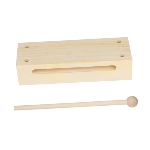 GALPADA Doppeltöniges Percussion Instrument Holzblock mit Schlägel Musikalisches Lernspielzeug Sicher Handpoliert für Theater und Musikalische Früherziehung GALPADA Doppeltöniges Percussion Instrument Holzblock mit Schlägel Musikalisches Lernspielzeug Sicher Handpoliert für Theater und Musikalische Früherziehung von GALPADA