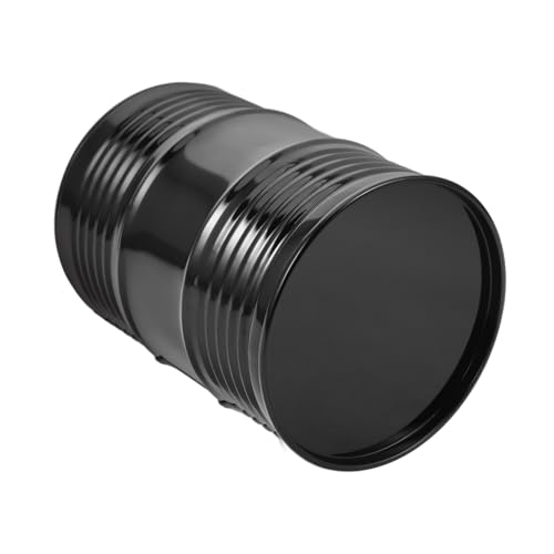 GALPADA Doppelwandiger Würfelbecher aus Robustem Eisen mit Kreativem Ölfass Design Verstärkt und Verschleißfest für Bar Ktv und Party Spiele Angenehmer Griff Professioneller Würfelhalter von GALPADA