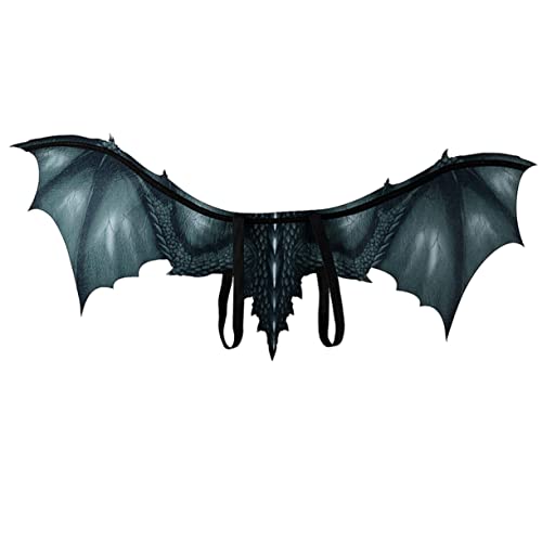 GALPADA Drachenflügel Kostüm Für Erwachsene Und – Vlies Drachenflügel Prop Für Halloween Und Karneval - Ideal Für Cosplay - Themenpartys Und Fantasievolle Verkleidungen in Schwarz GALPADA Drachenflügel Kostüm Für Erwachsene Und – Vlies Drachenflügel Prop Für Halloween Und Karneval - Ideal Für Cosplay - Themenpartys Und Fantasievolle Verkleidungen in Schwarz von GALPADA