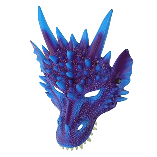 GALPADA Drachenmaske für Verkleidungsmasken für Karneval Halloween und Partys Elastische Tiermaske mit Auffälligem Design für Cosplay und Festliche Anlässe Unisex GALPADA Drachenmaske für Verkleidungsmasken für Karneval Halloween und Partys Elastische Tiermaske mit Auffälligem Design für Cosplay und Festliche Anlässe Unisex von GALPADA