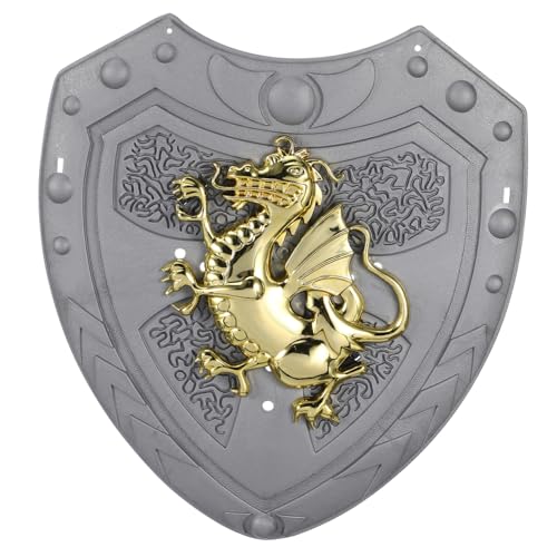 GALPADA Drachenschild Leichtes Cosplay Schild für Piraten Themen Party Halloween Kostüm Zubehör für Jungen und Mädchen Jahren GALPADA Drachenschild Leichtes Cosplay Schild für Piraten Themen Party Halloween Kostüm Zubehör für Jungen und Mädchen Jahren von GALPADA