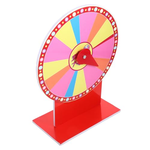GALPADA Drehbares Tisch Glücksspielrad mit Farbigem LED Licht Vielseitiges Party Preisrad für Tombola Firmenevents Geburtstage Hochzeiten und Karnevalsfeiern GALPADA Drehbares Tisch Glücksspielrad mit Farbigem LED Licht Vielseitiges Party Preisrad für Tombola Firmenevents Geburtstage Hochzeiten und Karnevalsfeiern von GALPADA