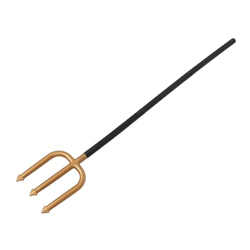 GALPADA Dreizack aus Kunststoff Make-up Dreizack Tanzmaske Flanschsitzhalterung dekorative Teile Halloween Dekoration Halloween Kostüm Dreizack Pitchgabel-Stütze Plastik Golden GALPADA Dreizack aus Kunststoff Make-up Dreizack Tanzmaske Flanschsitzhalterung dekorative Teile Halloween Dekoration Halloween Kostüm Dreizack Pitchgabel-Stütze Plastik Golden von GALPADA